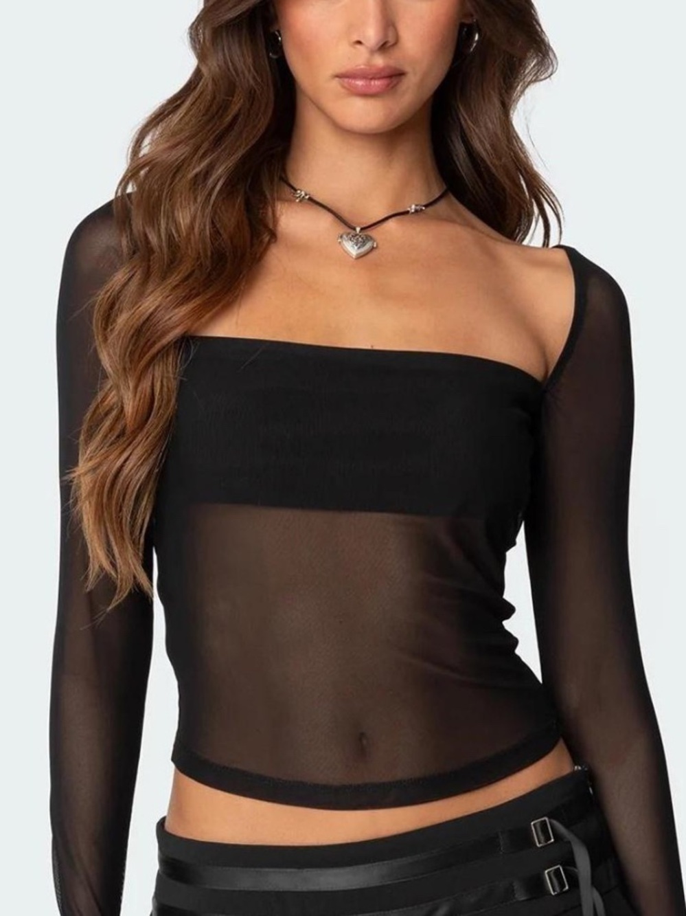 Edikted sheer long sleeve